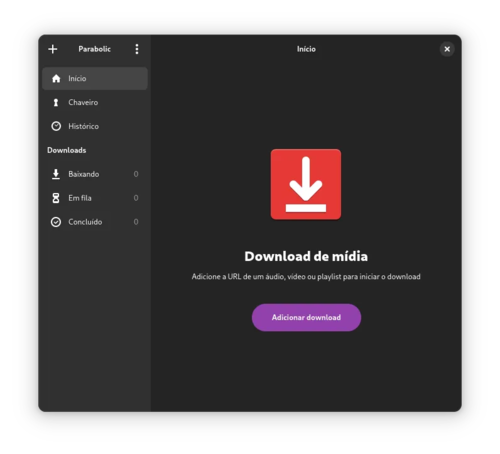 Linux: Um programa para baixar vídeos: Parabolic